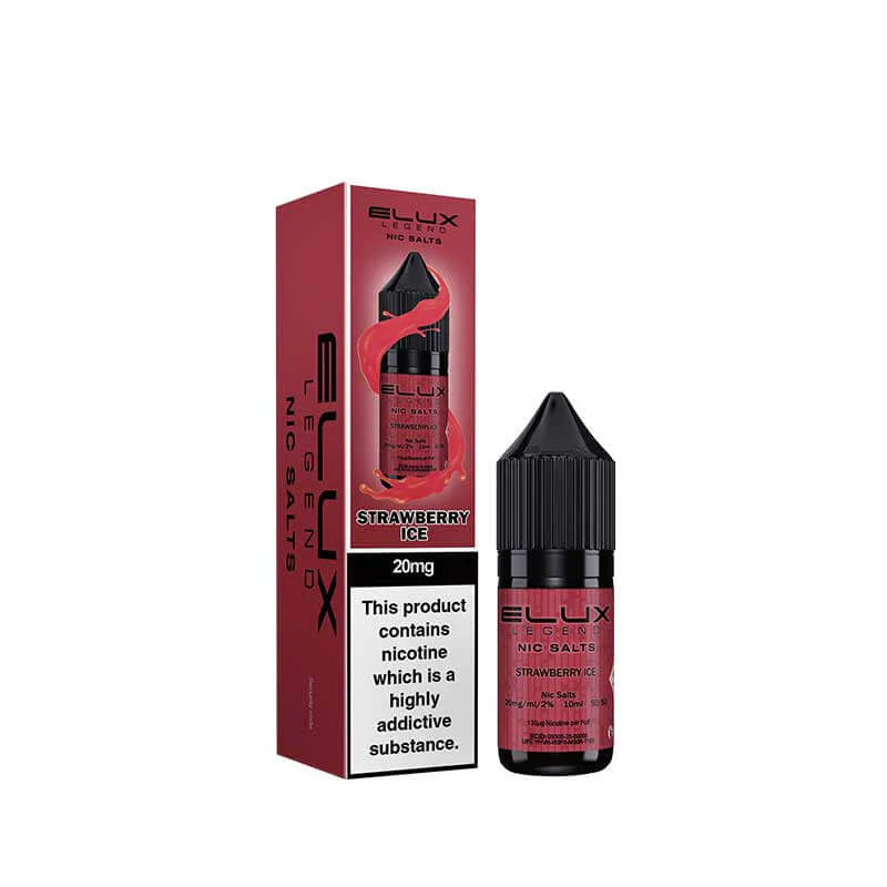 Elux Legend Strawberry Ice Nic Salt E-Liquid SmokeyJoez Elux Legend Strawberry Ice Nic Salt E-Liquid SmokeyJoez