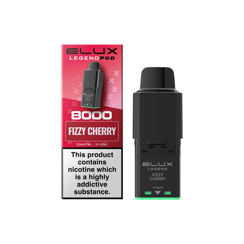 Elux Legend 8000 Prefilled Pod Fizzy Cherry