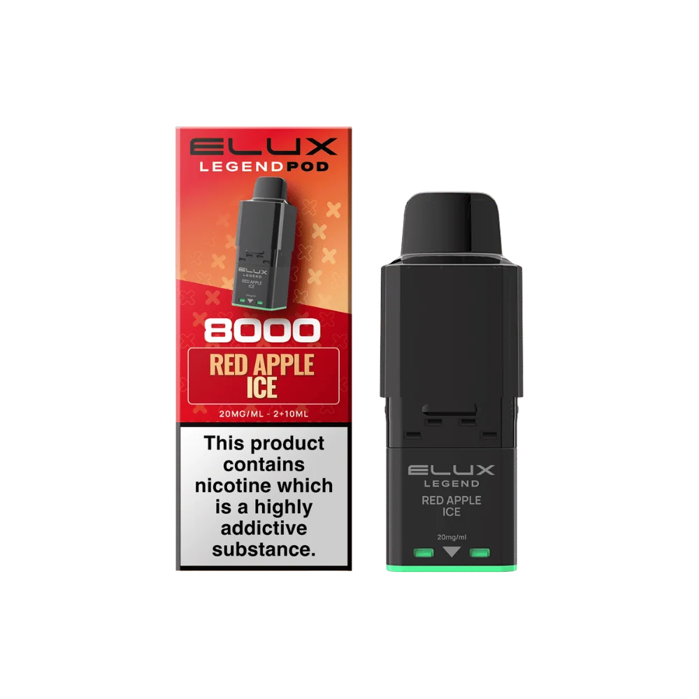 Elux Legend 8000 Prefilled Pod Red Apple Ice