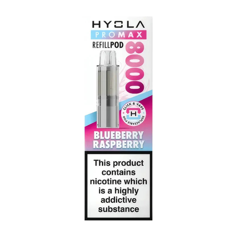 Hyola Pro Max 8000 Blueberry Raspberry Refill Pods