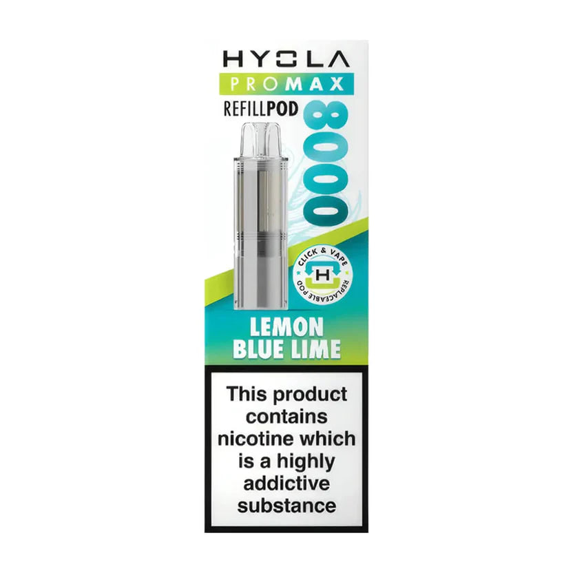 Hyola Pro Max 8000 Lemon Blue Lime Refill Pods