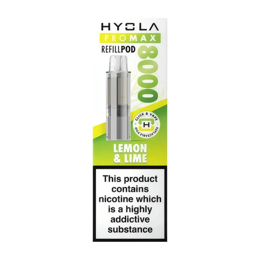 Hyola Pro Max 8000 Lemon & Lime Refill Pods