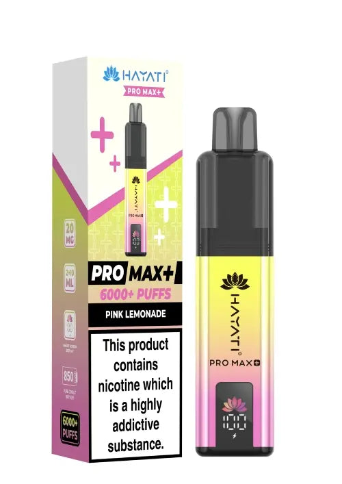 Hayati Pro Max Plus 6000 Pink Lemonade Prefilled Pod Kit