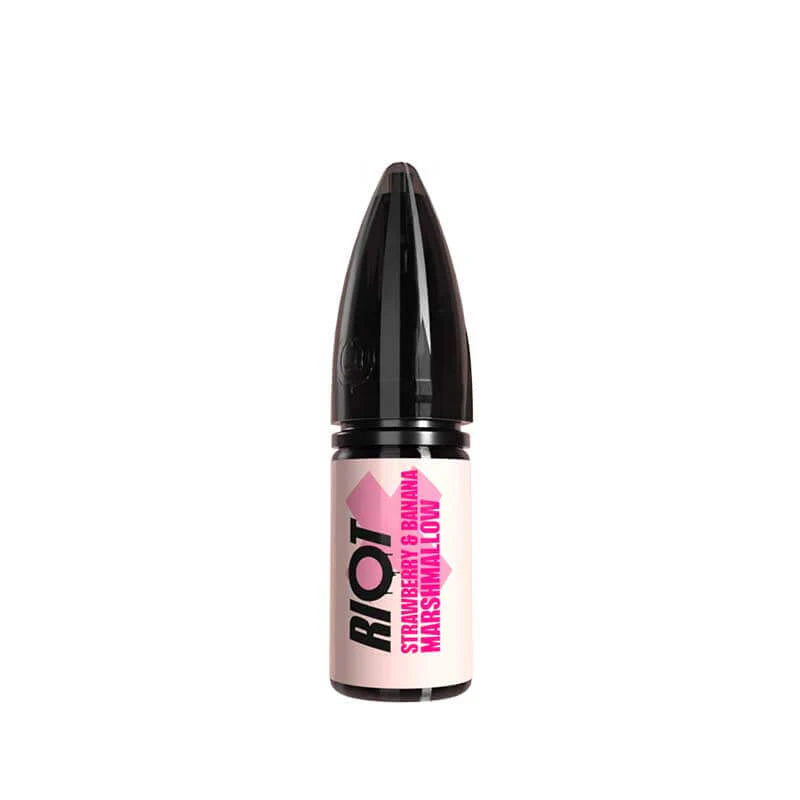 Riot X Strawberry & Banana Marshmallow Nic Salt E-Liquid