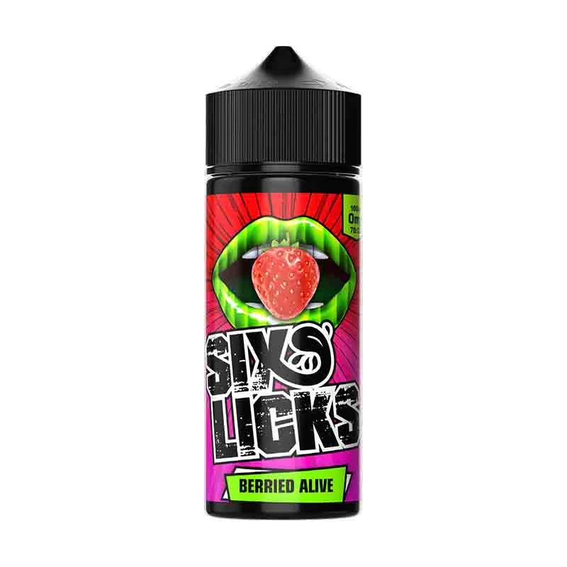 Six Licks Berried Alive Shortfill E-Liquid