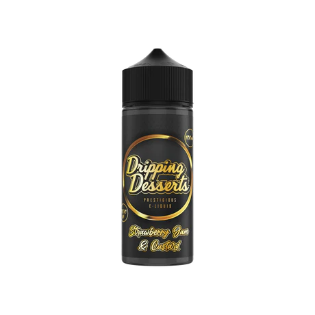 Dripping Desserts Strawberry Jam & Custard Shortfill E-Liquid