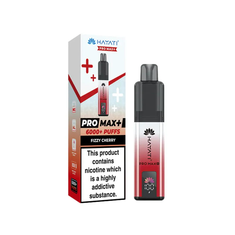 Hayati Pro Max Plus 6000 Fizzy Cherry Prefilled Pod Kit
