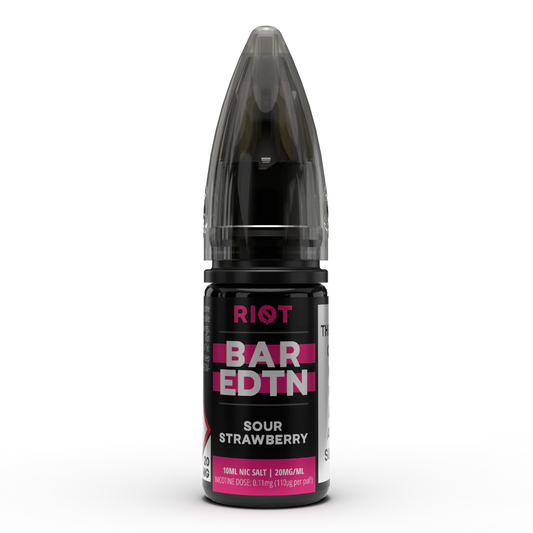 Riot Sour Strawberry Nic Salt E-Liquid