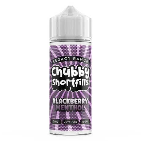 Chubby Legacy Range Blackberry Menthol Shortfill E-Liquid