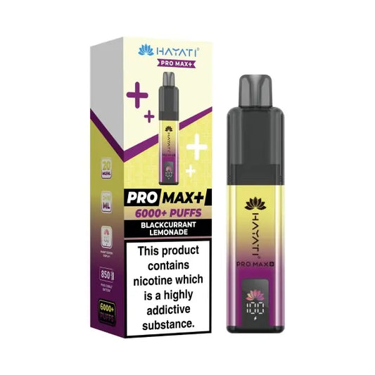 Hayati Pro Max Plus 6000 Blackcurrant Lemonade Prefilled Pod Kit