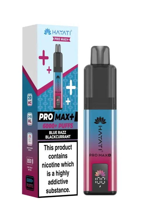 Hayati Pro Max Plus 6000 Blue Razz Blackcurrant Prefilled Pod Kit