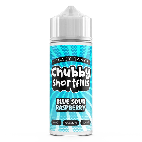 Chubby Legacy Range Blue Sour Raspberry Shortfill E-Liquid