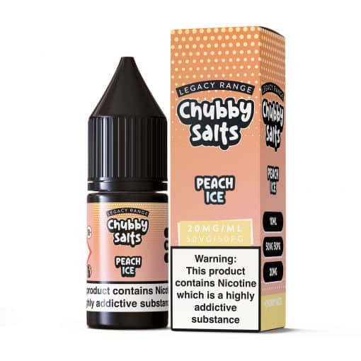 Chubby Salts Peach Ice Nic Salt E-Liquid