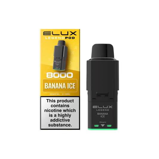 Elux Legend 8000 Prefilled Pod Banana Ice