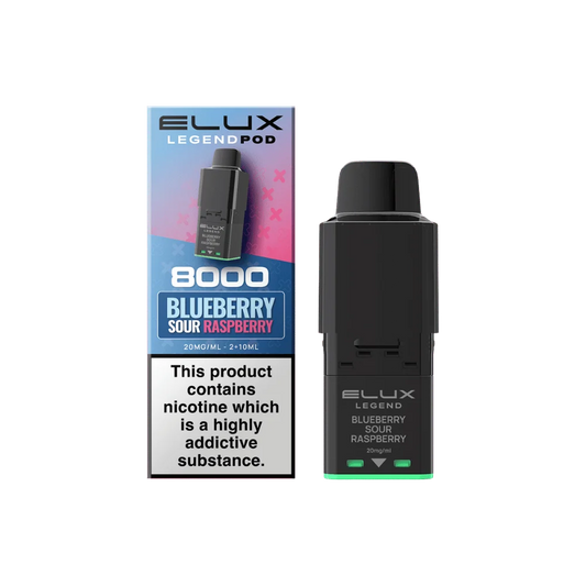 Elux Legend 8000 Prefilled Pod Blueberry Sour Raspberry