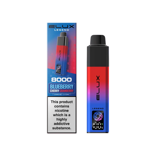 Elux Legend 8000 Prefilled Pod Kit Blueberry Cherry Cranberry