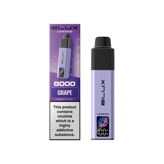 Elux Legend 8000 Prefilled Pod Kit Grape