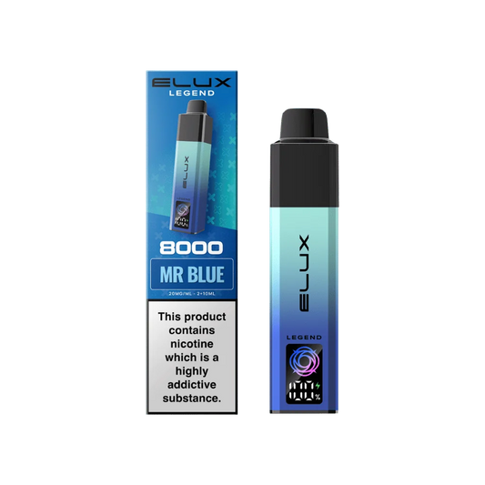 Elux Legend 8000 Prefilled Pod Kit Mr Blue