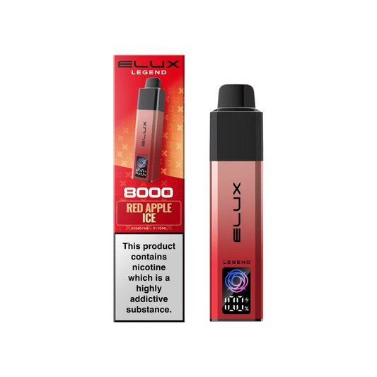 Elux Legend 8000 Prefilled Pod Kit Red Apple Ice