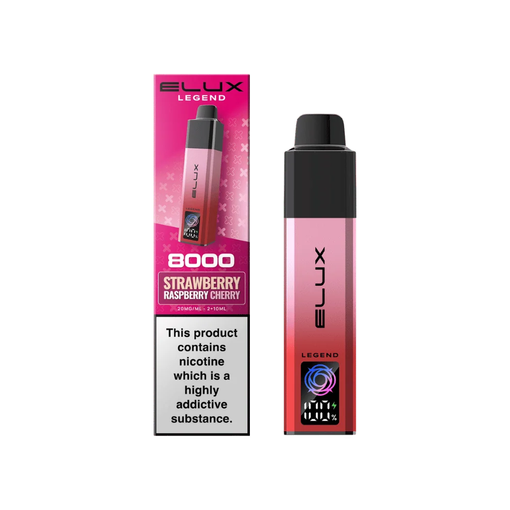 Elux Legend 8000 Prefilled Pod Kit Strawberry Raspberry Cherry