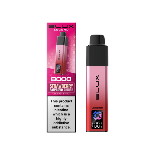 Elux Legend 8000 Prefilled Pod Kit Strawberry Raspberry Cherry