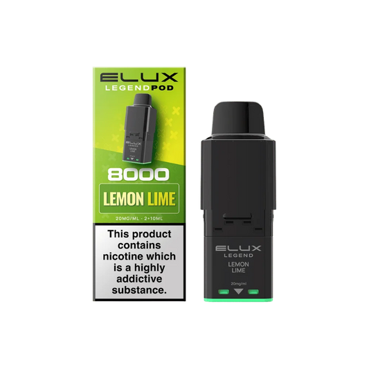 Elux Legend 8000 Prefilled Pod Lemon Lime