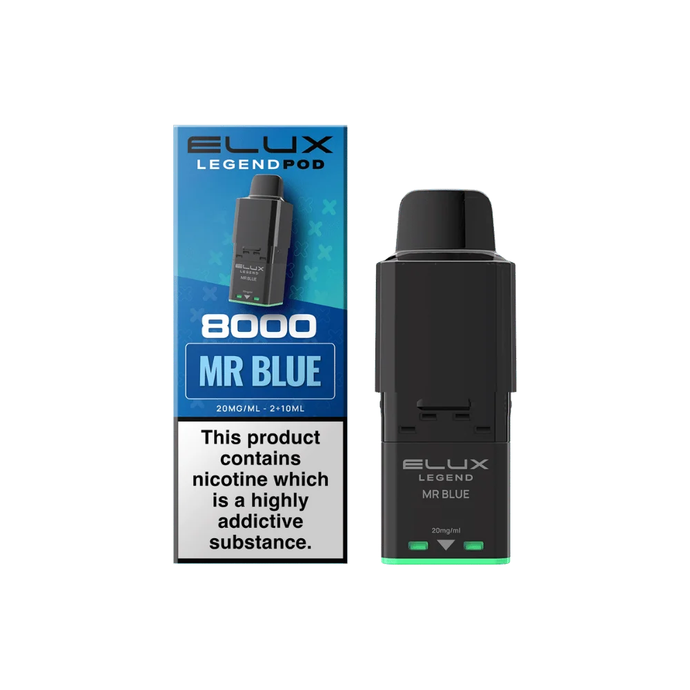 Elux Legend 8000 Prefilled Pod Mr Blue
