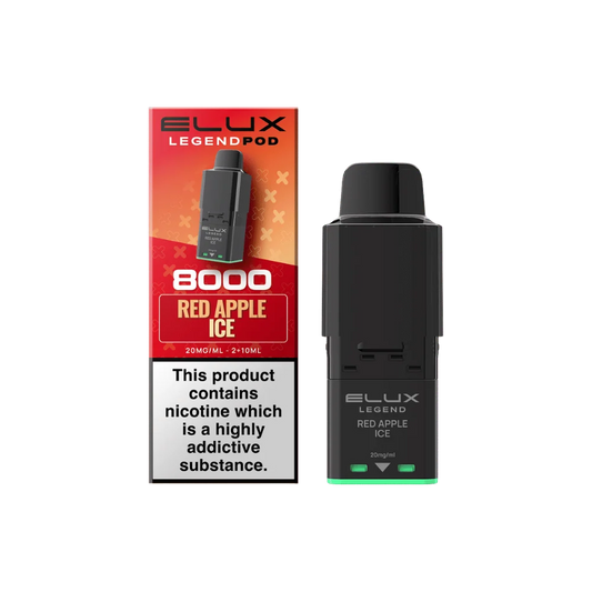 Elux Legend 8000 Prefilled Pod Red Apple Ice
