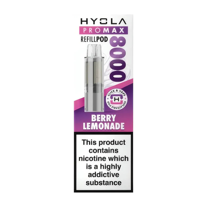 Hyola Pro Max 8000 Berry Lemonade Refill Pods