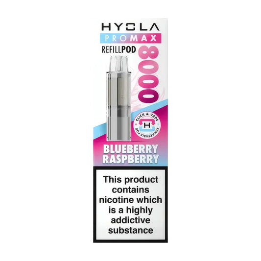 Hyola Pro Max 8000 Blueberry Raspberry Refill Pods