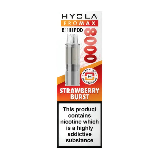 Hyola Pro Max 8000 Strawberry Burst Refill Pods