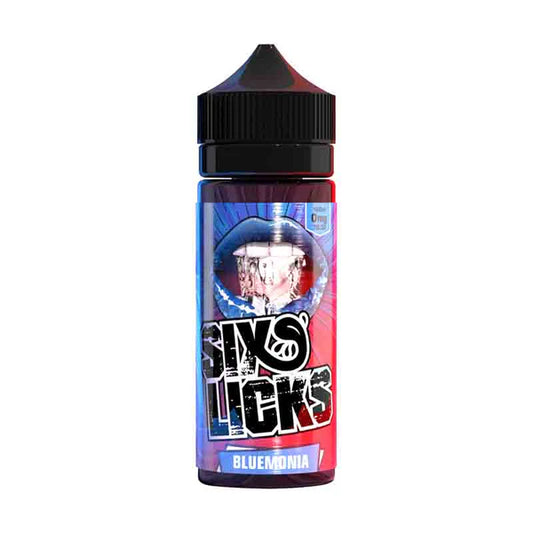 Six Licks Bluemonia Shortfill E-Liquid