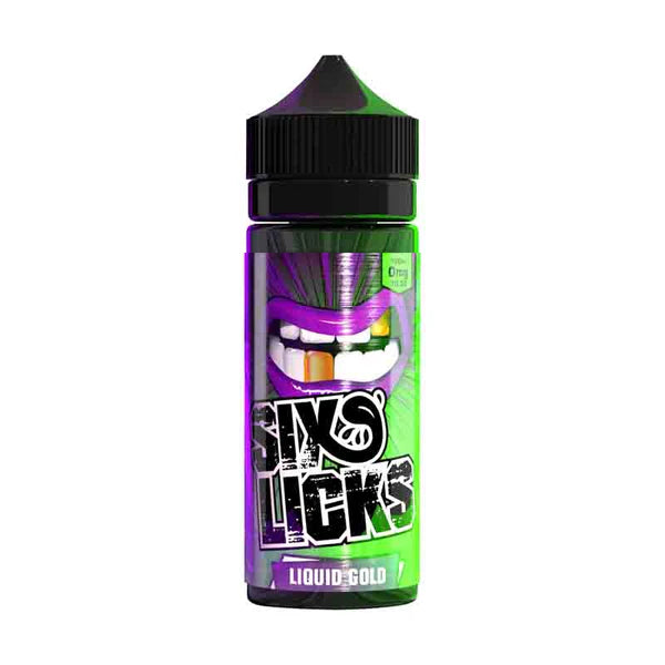 Six Licks Liquid Gold Shortfill E-Liquid