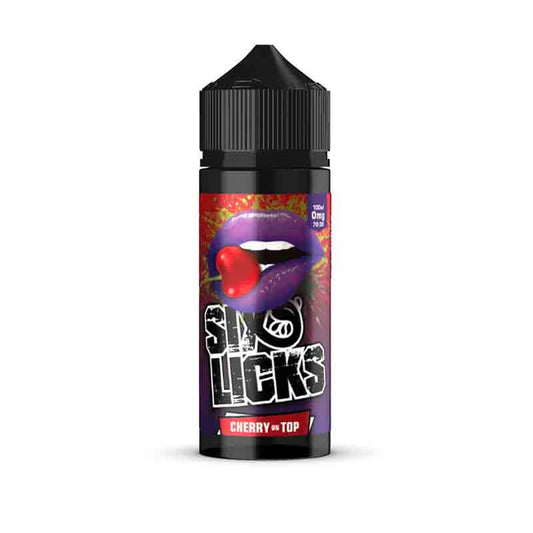 Six Licks Cherry On Top Shortfill E-Liquid