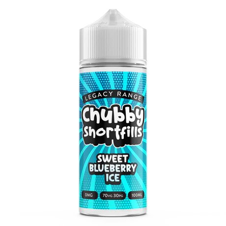 Chubby Legacy Range Sweet Blueberry Ice Shortfill E-Liquid