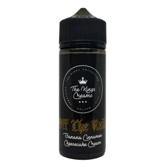 The Kings Custard Banana Cinnamon Cheesecake Cream Shortfill E-Liquid