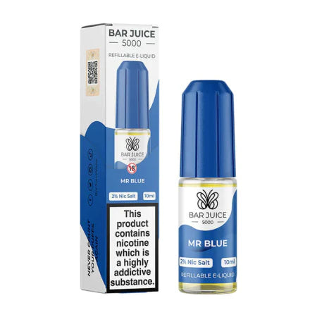 Bar Juice 5000 Mr Blue Nic Salt E-Liquid