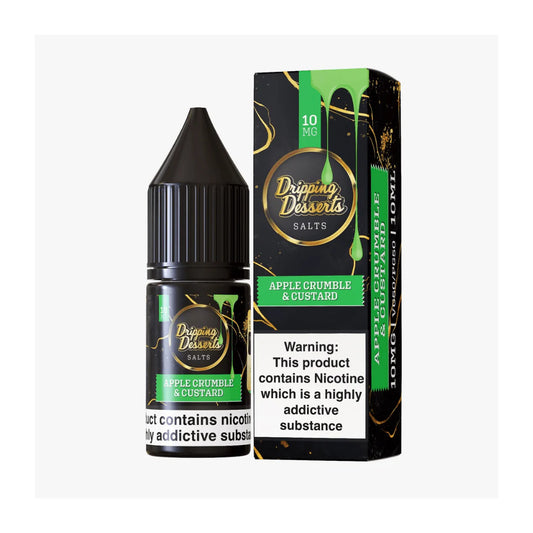 Dripping Desserts Apple Crumble Custard Nic Salt E-Liquid