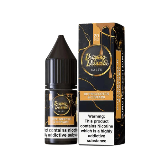 Dripping Desserts Butterscotch Custard Nic Salt E-Liquid