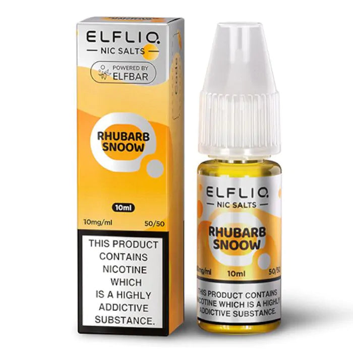 Elfliq Rhubarb Snoow (Rhubarb & Custard) Nic Salt E-Liquid