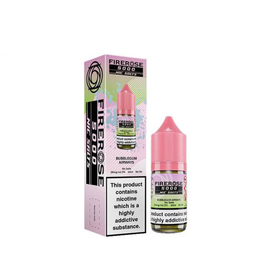 Elux Firerose Bubblegum Airways Nic Salt E-Liquid