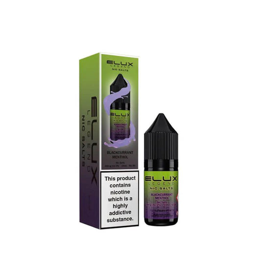 Elux Legend Blackcurrant Menthol Nic Salt E-Liquid