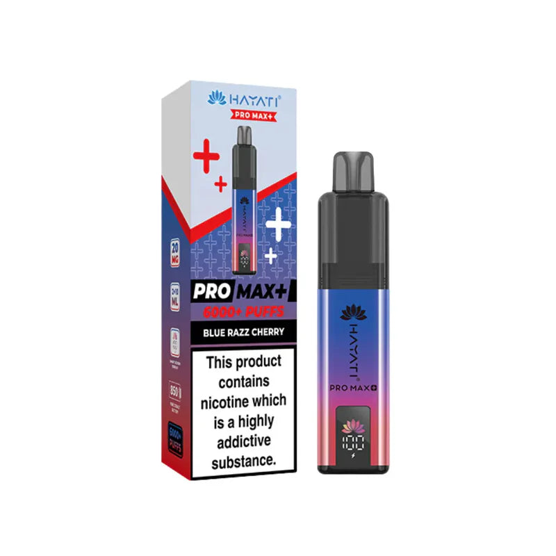 Hayati Pro Max Plus 6000 Blue Razz Cherry Prefilled Pod Kit
