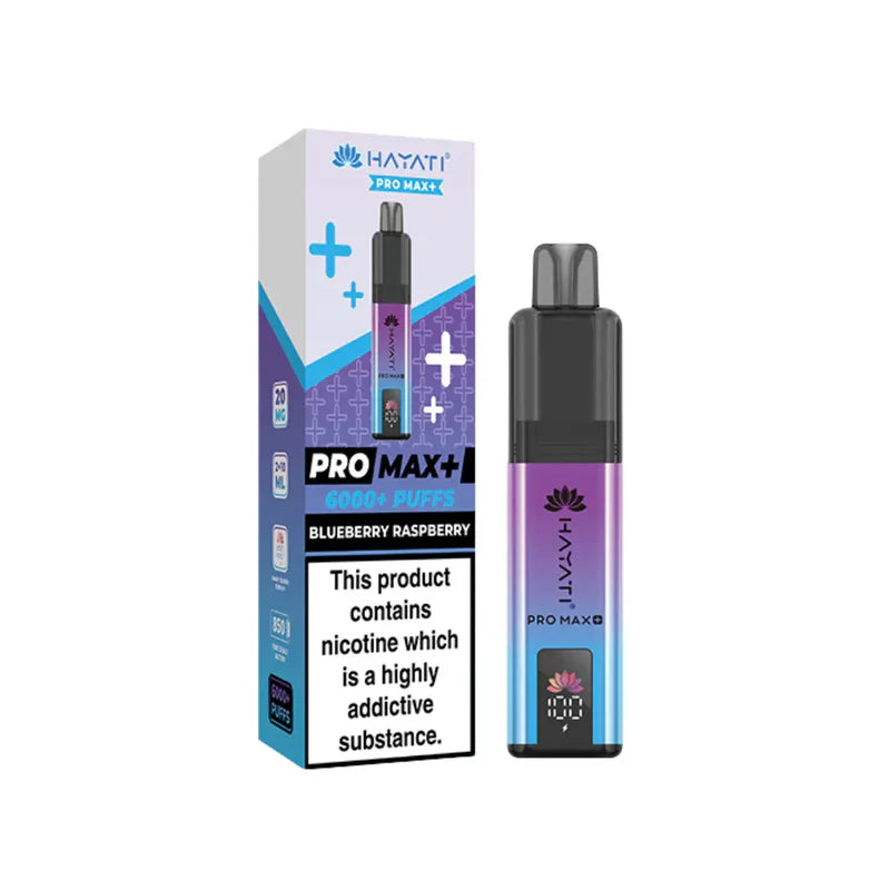 Hayati Pro Max Plus 6000 Blueberry Raspberry Prefilled Pod Kit