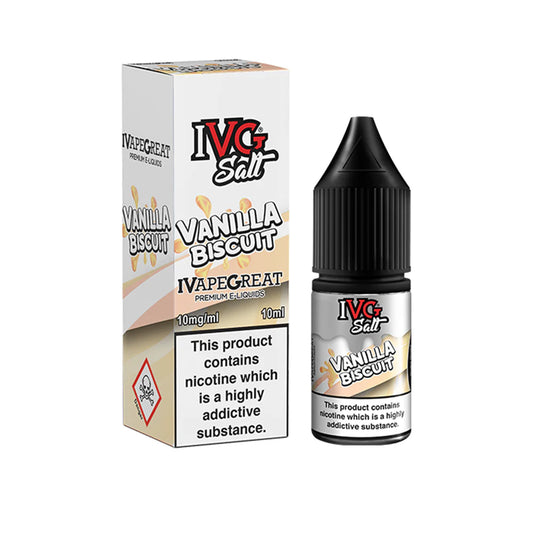 IVG Vanilla Biscuit Nic Salt E-Liquid