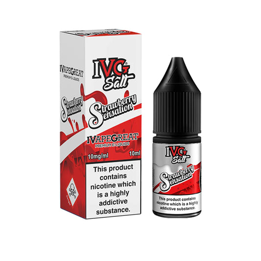 IVG Strawberry Sensation Nic Salt E-Liquid