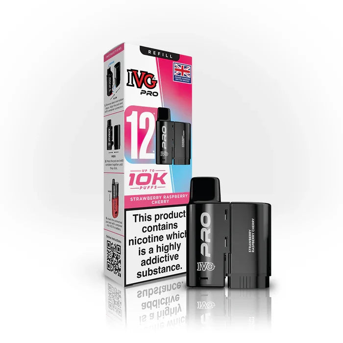 IVG Pro Strawberry Raspberry Cherry Refill